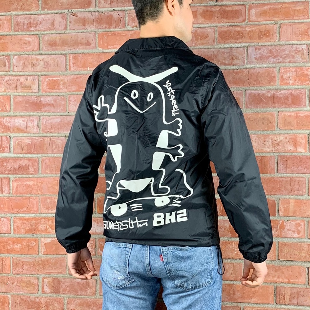 🔥 Japanese Pop GALAXXXY Black Monster Windbreaker
